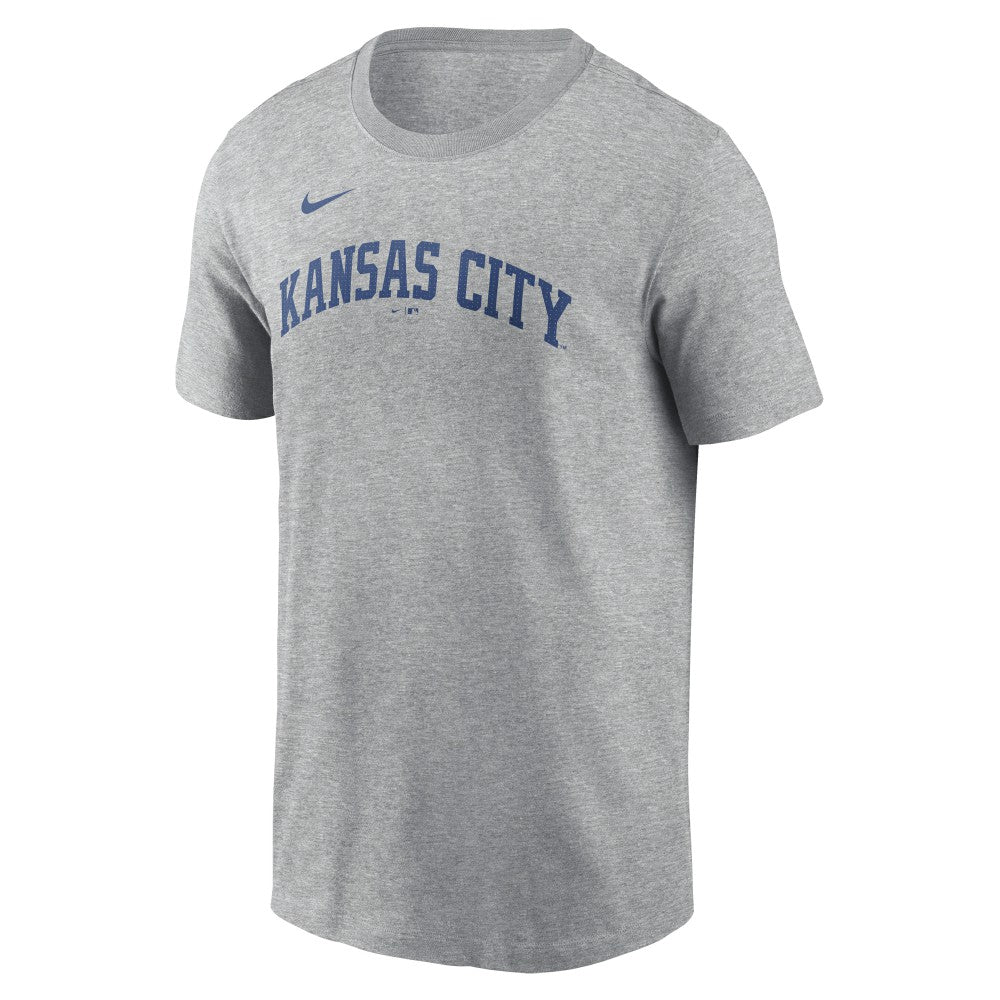 Bobby Witt Jr. Kansas City Royals Fuse Name & Number T-Shirt Gray | Nike
