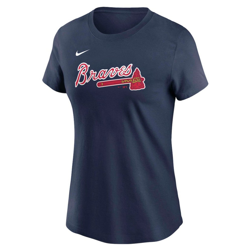Matt Olson Atlanta Braves Women's Cooperstown Collection Fuse Name & Number T-Shirt Navy | Nike