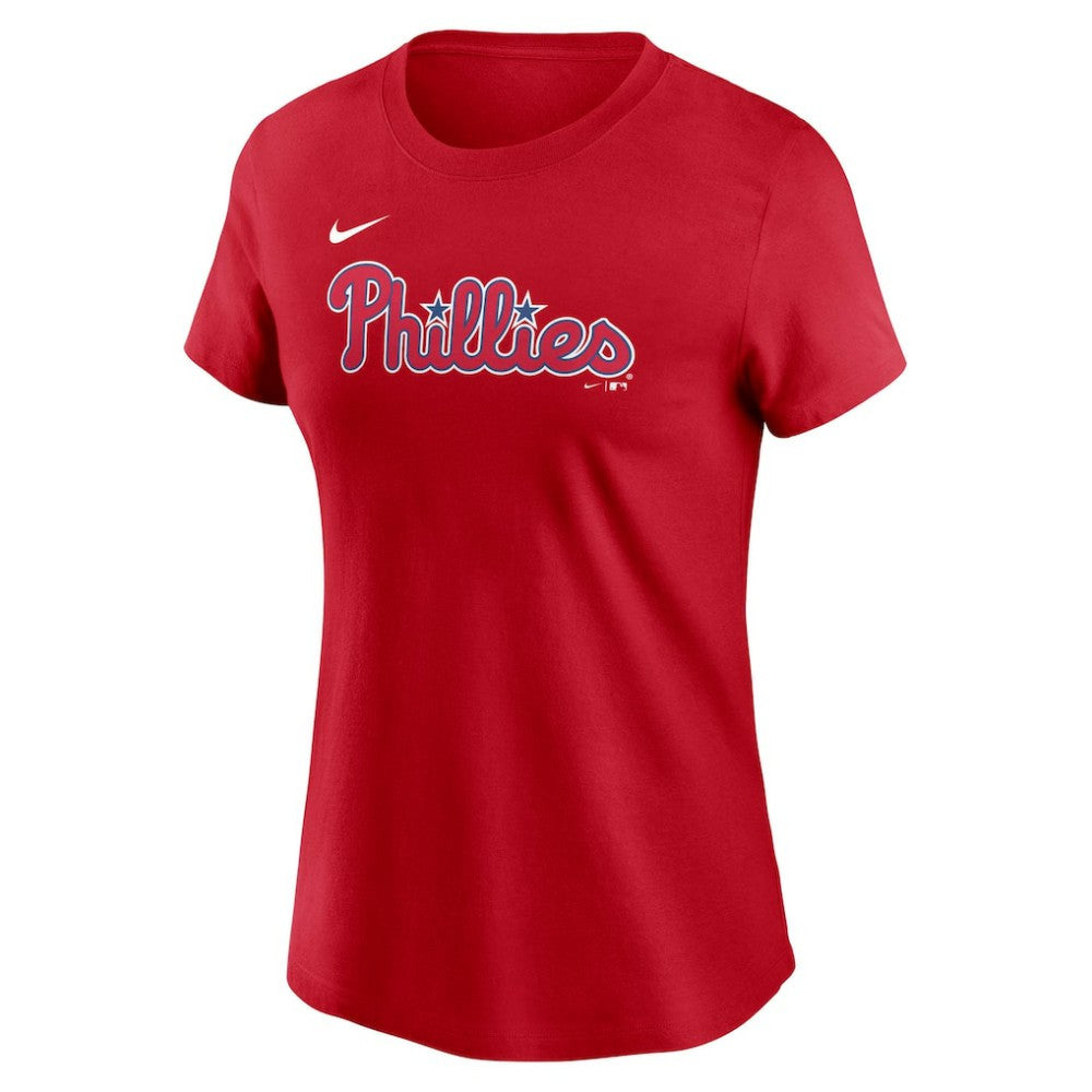 J.T. Realmuto Philadelphia Phillies Women's Cooperstown Collection Fuse Name & Number T-Shirt Red | Nike