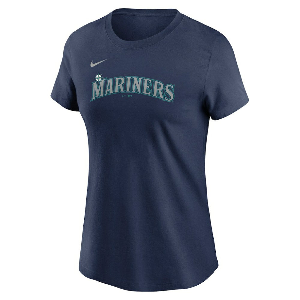 Julio Rodriguez Seattle Mariners Women's Cooperstown Collection Fuse Name & Number T-Shirt Navy | Nike
