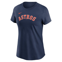Yordan Alvarez Houston Astros Women's Cooperstown Collection Fuse Name & Number T-Shirt Navy | Nike