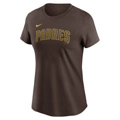 Yu Darvish San Diego Padres Women's Cooperstown Collection Fuse Name & Number T-Shirt Brown | Nike
