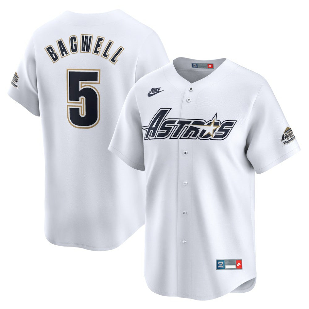 Jeff Bagwell Houston Astros Throwback Cooperstown Collection Limited Jersey White | Nike