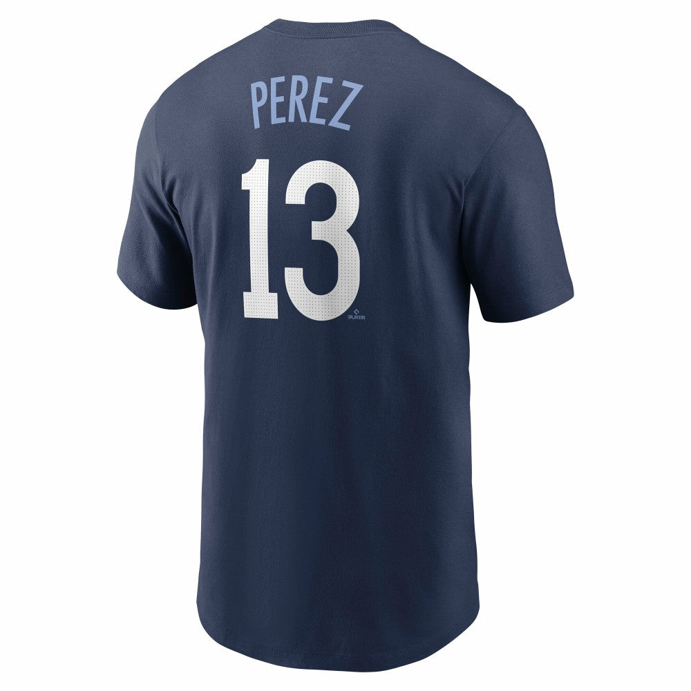 Salvador Perez Kansas City Royals 2024 City Connect Fuse Name & Number T-Shirt Navy | Nike