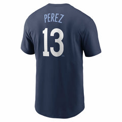 Salvador Perez Kansas City Royals 2024 City Connect Fuse Name & Number T-Shirt Navy | Nike