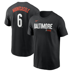 Ryan Mountcastle Baltimore Orioles City Connect Fuse Name & Number T-Shirt Black | Nike