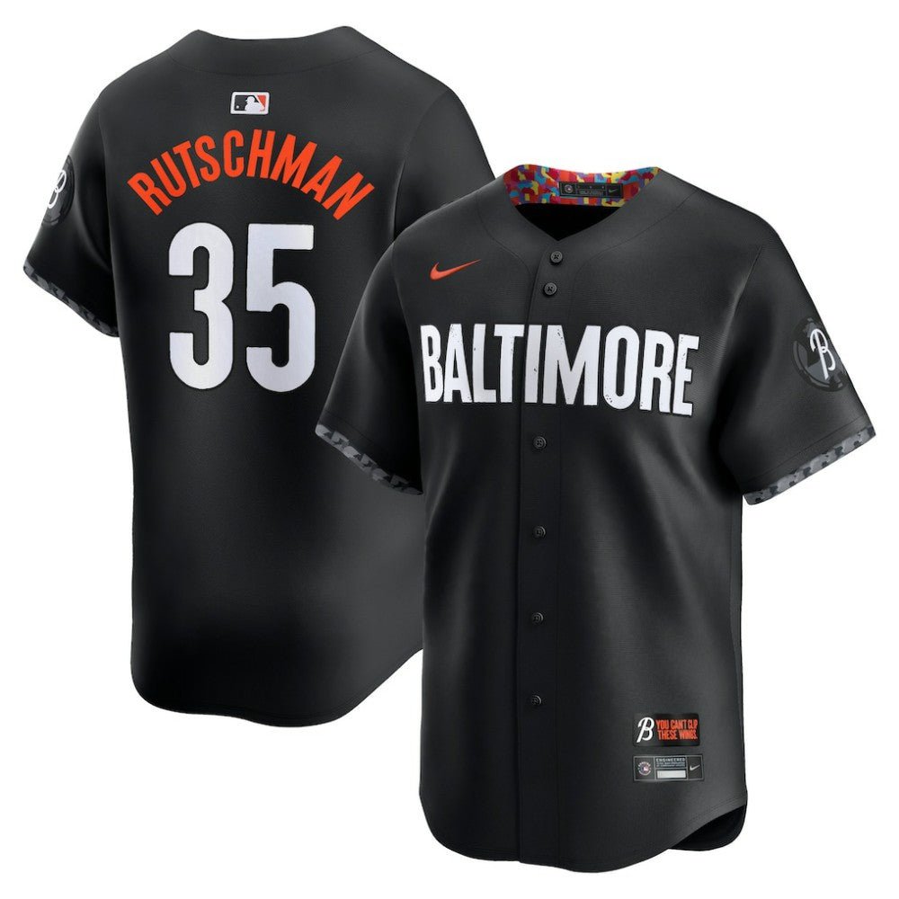 Adley Rutschman Baltimore Orioles City Connect Limited Player Jersey Black | Nike
