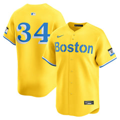 David Ortiz Boston Red Sox City Connect Retired Player Jersey Gold | Nike