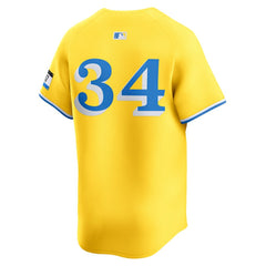 David Ortiz Boston Red Sox City Connect Retired Player Jersey Gold | Nike