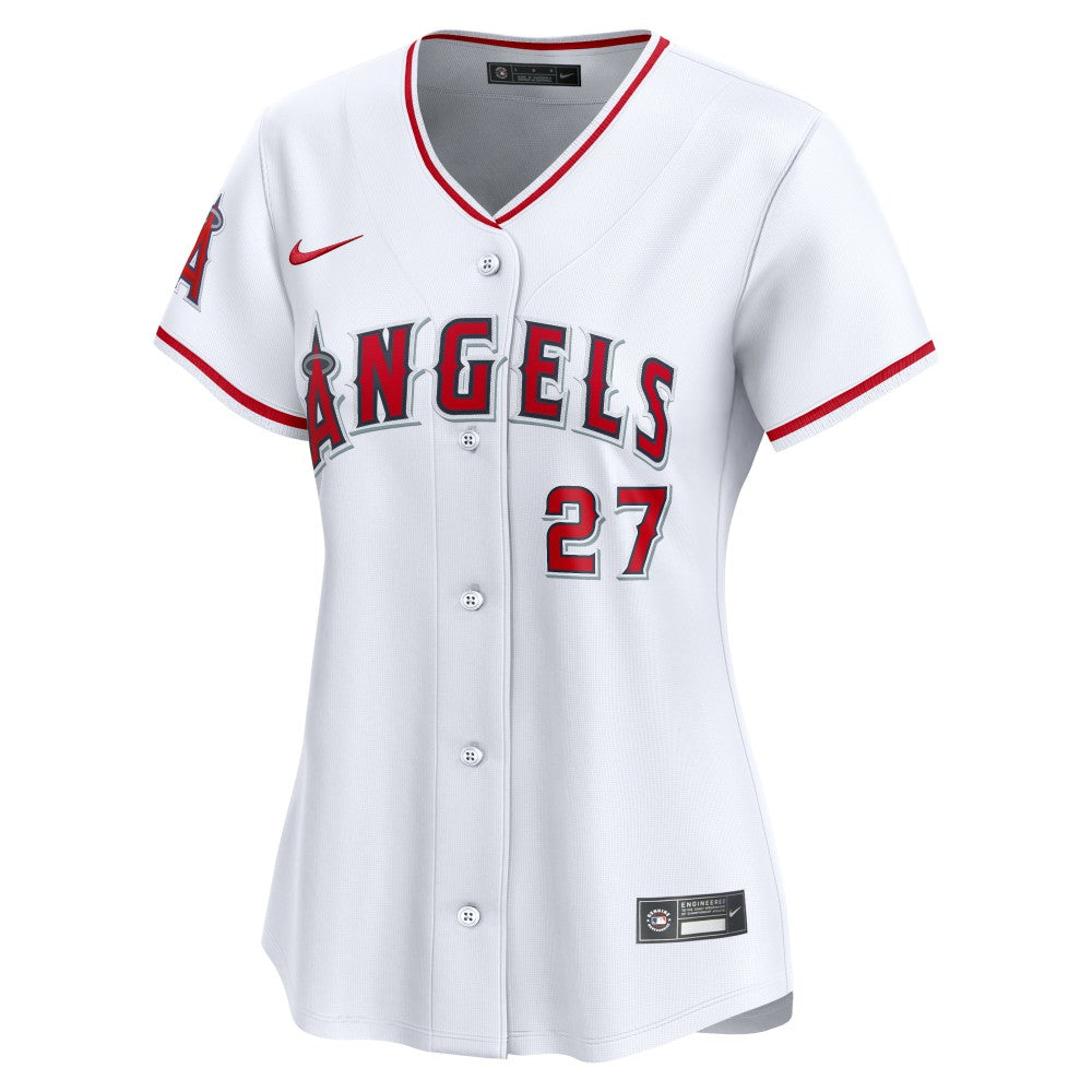 Mike Trout Los Angeles Angels Women's Home Limited Player Jersey White | Nike