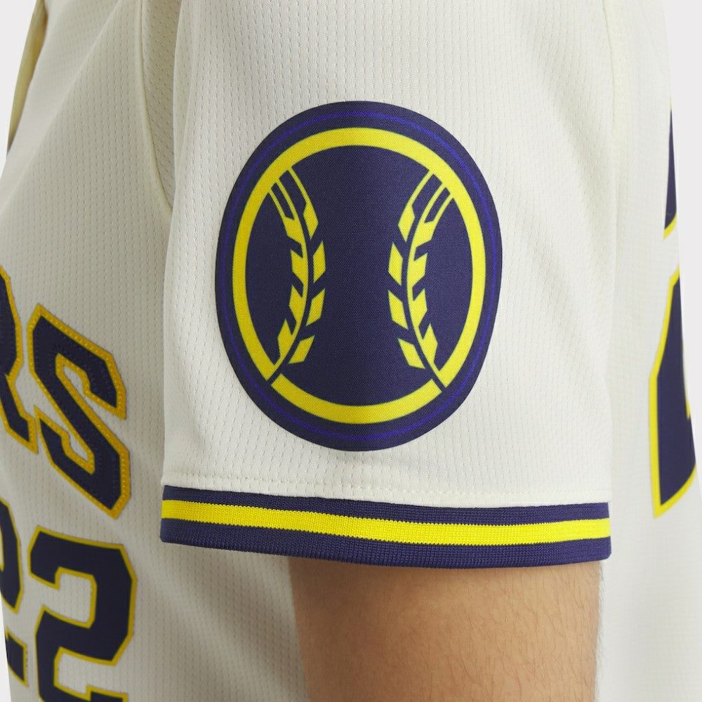 Christian Yelich Milwaukee Brewers Women's Home Limited Player Jersey Cream | Nike