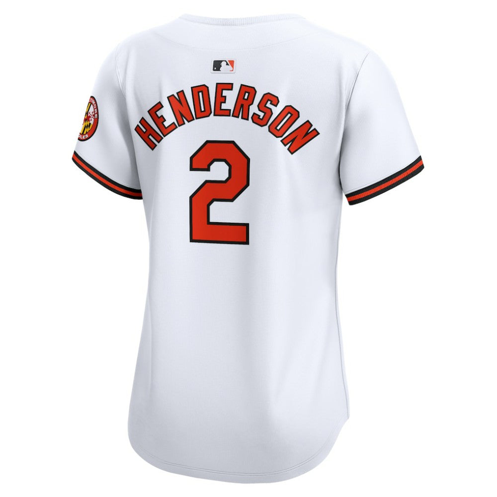 Gunnar Henderson Baltimore Orioles Women's  Home Limited Player Jersey White | Nike