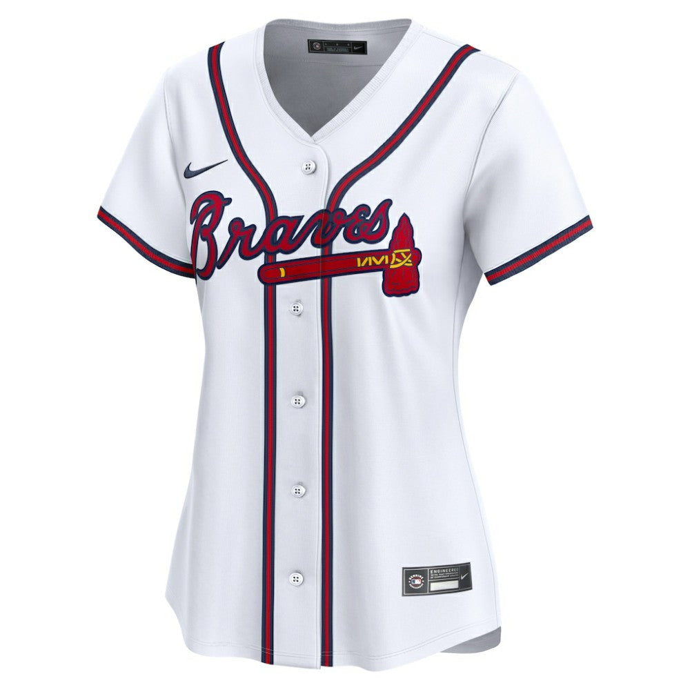 Ronald Acuna Atlanta Braves Women's Home Limited Player Jersey White | Nike