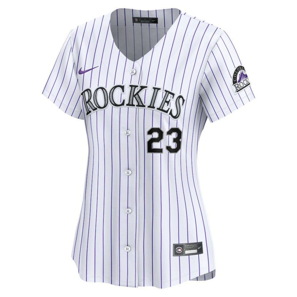 Kris Bryant Colorado Rockies Women's Home Limited Player Jersey White | Nike