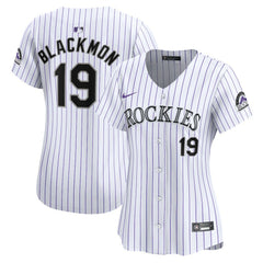 Charlie Blackmon Colorado Rockies Women's Home Limited Player Jersey White | Nike