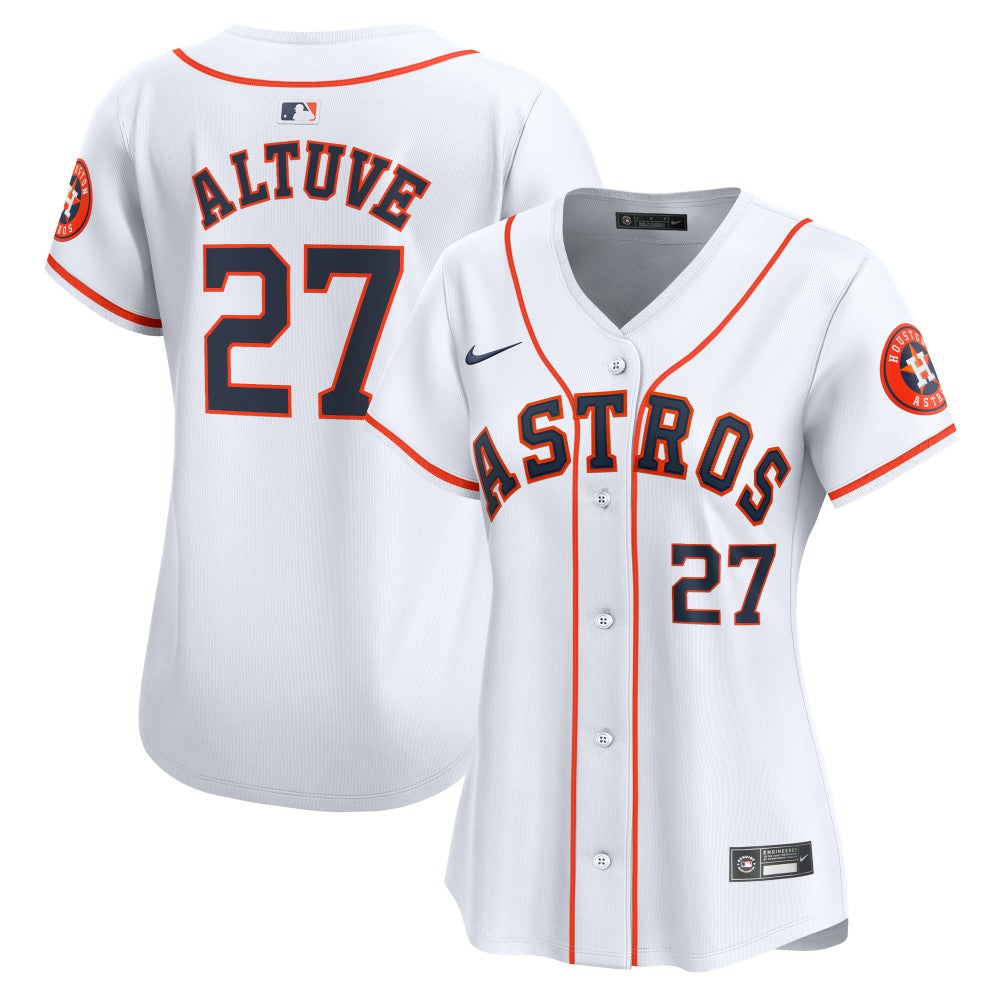 Jose Altuve Houston Astros Women's Home Limited Player Jersey White | Nike
