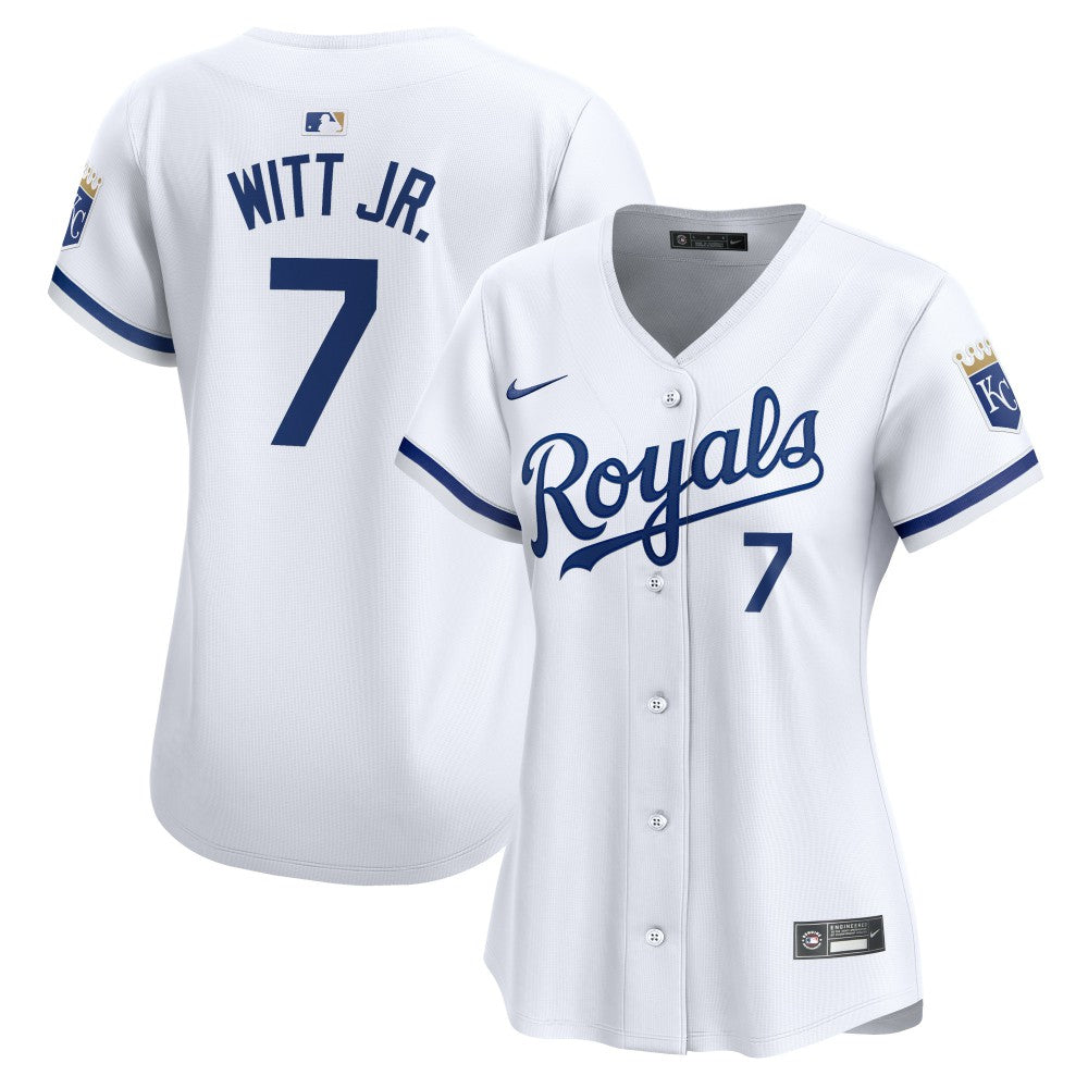Bobby Witt Jr. Kansas City Royals Women's Home Limited Player Jersey White | Nike