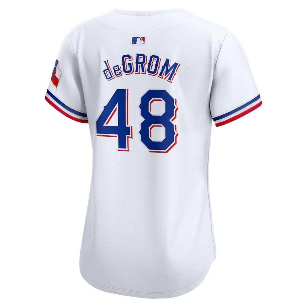 Jacob deGrom Texas Rangers Women's Home Limited Player Jersey White | Nike