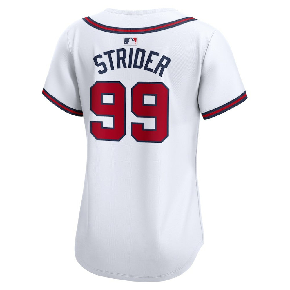 Spencer Strider Atlanta Braves Women's  Home Limited Player Jersey White | Nike