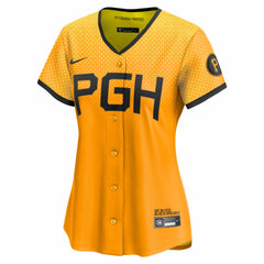 Pittsburgh Pirates Women's City Connect Limited Jersey Gold | Nike