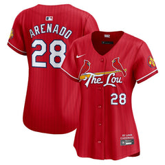 Nolan Arenado St. Louis Cardinals Women's 2024 City Connect Limited Player Jersey Red | Nike