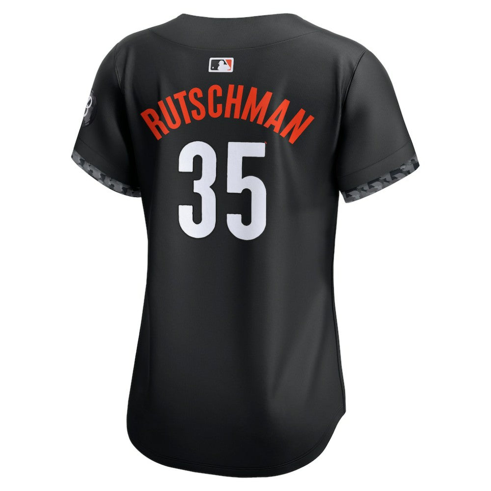 Adley Rutschman Baltimore Orioles Women's City Connect Limited Player Jersey Black | Nike