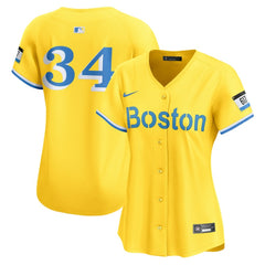 David Ortiz Boston Red Sox Women's City Connect Retired Player Jersey Gold | Nike