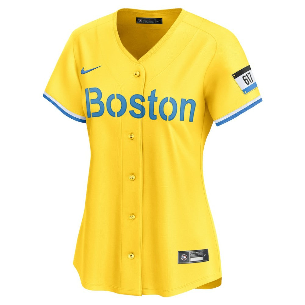 David Ortiz Boston Red Sox Women's City Connect Retired Player Jersey Gold | Nike