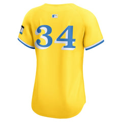 David Ortiz Boston Red Sox Women's City Connect Retired Player Jersey Gold | Nike