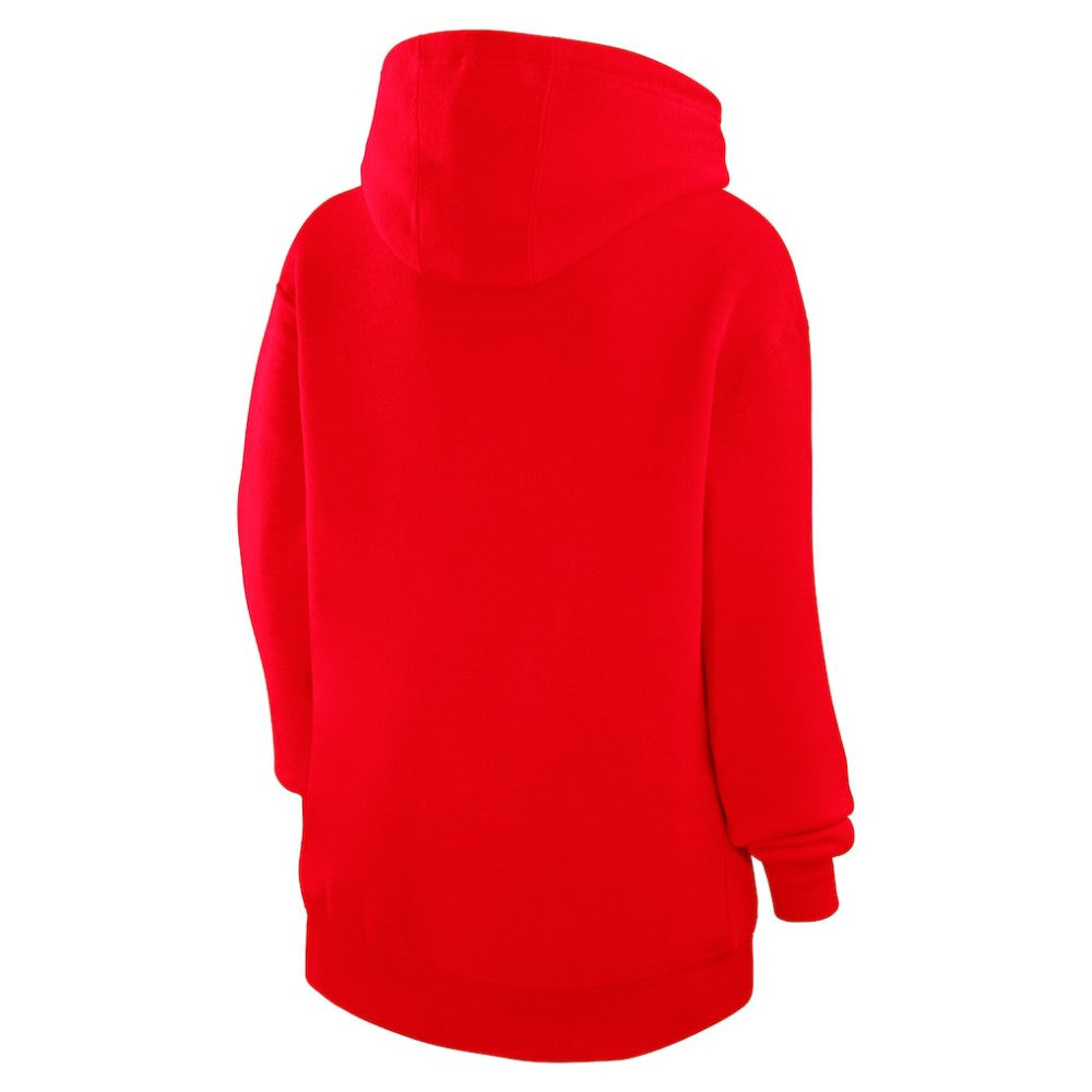 Cincinnati Reds G-III 4Her by Carl Banks Women's Heart Fleece Pullover Hoodie Red