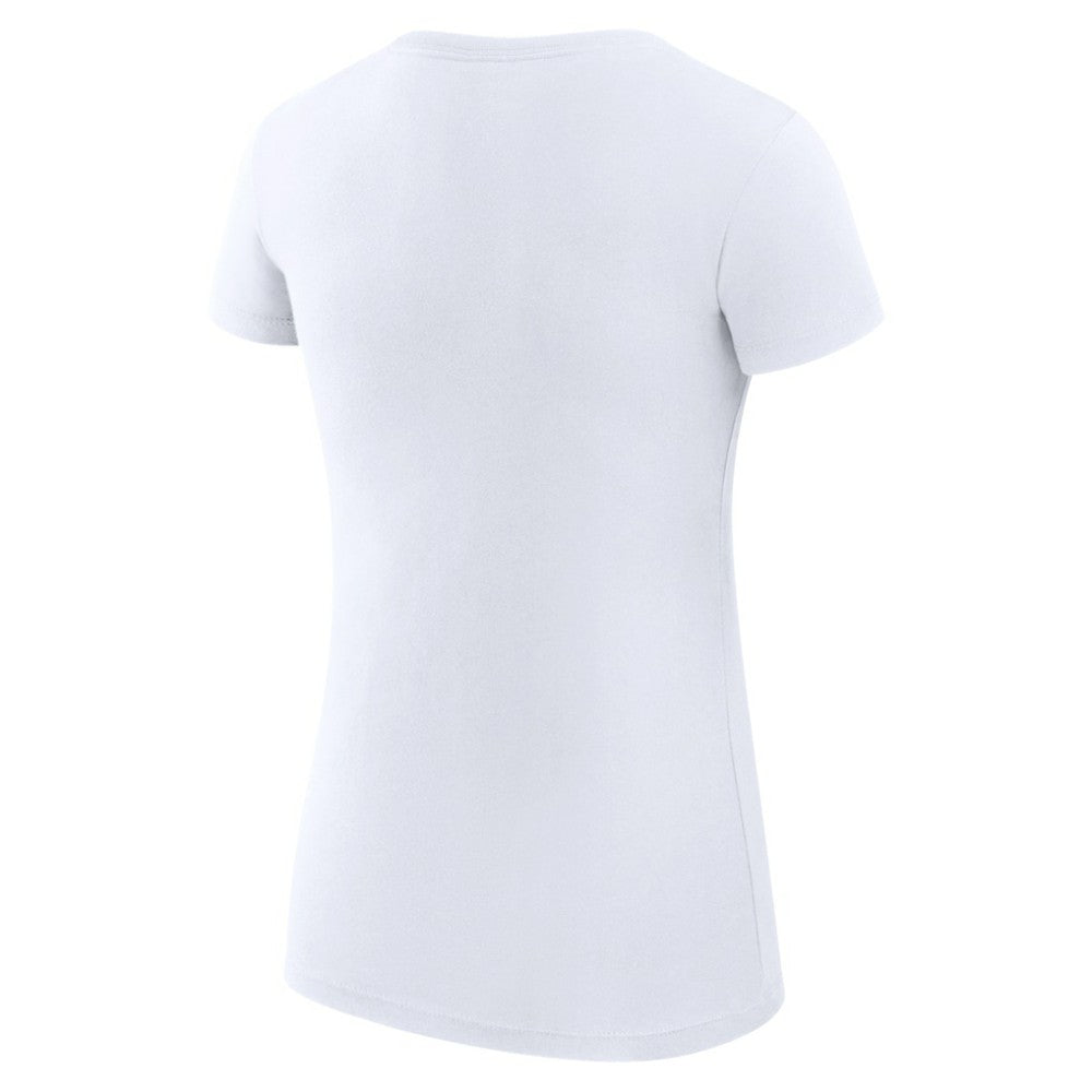 Chicago Cubs G-III 4Her by Carl Banks Women's Super-Slim Fit Lightweight Heart Graphic T-Shirt White