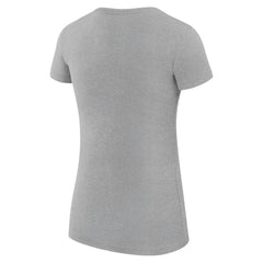 Minnesota Twins G-III 4Her by Carl Banks Women's Super-Slim Fit Lightweight Heart Graphic T-Shirt Heather Gray