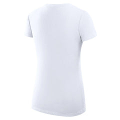 San Francisco Giants G-III 4Her by Carl Banks Women's Super-Slim Fit Lightweight Heart V-Neck T-Shirt White