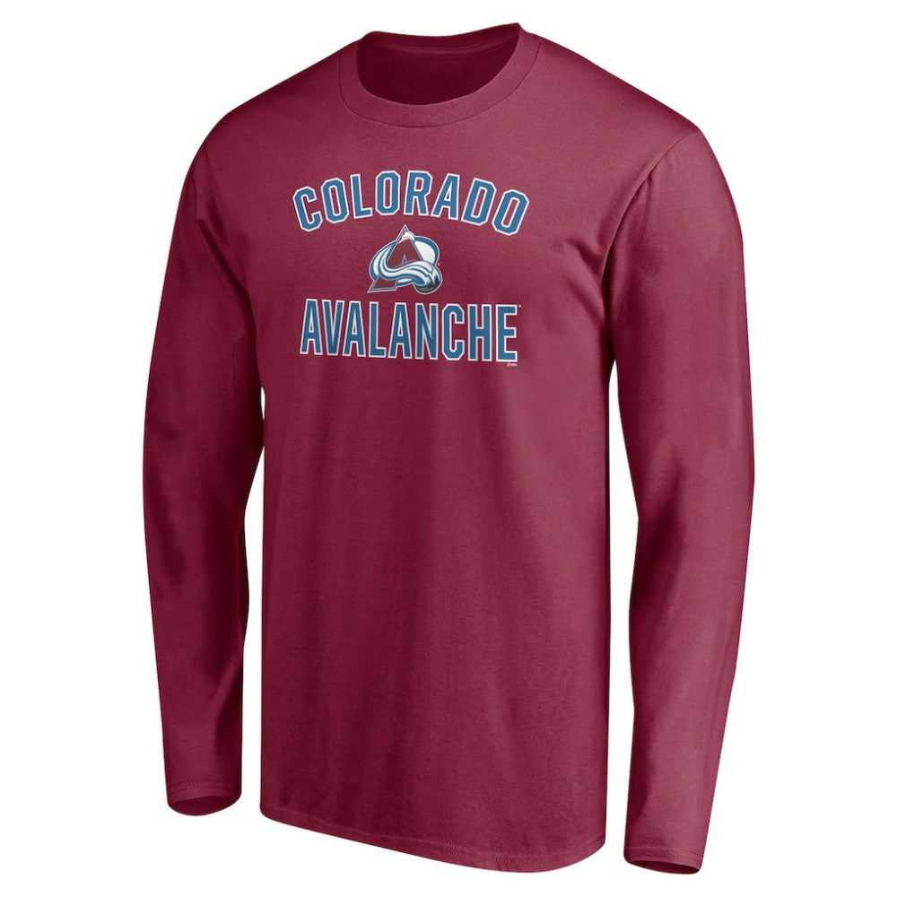 Colorado Avalanche Victory Arch Long Sleeve T-Shirt Burgundy