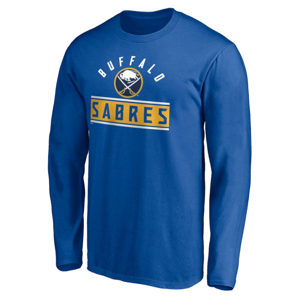 Buffalo Sabres Team Arch Knockout Long Sleeve T-Shirt Royal