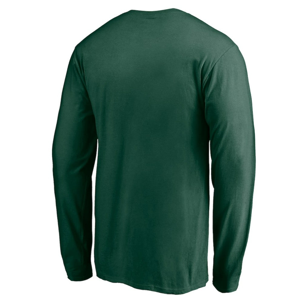 Minnesota Wild Team Arch Knockout Long Sleeve T-Shirt Green