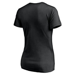 Los Angeles Kings Women's Mascot In Bounds V-Neck T-Shirt Black
