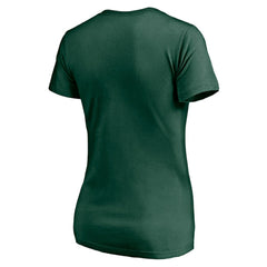 Minnesota Wild Women's Mascot In Bounds V-Neck T-Shirt Green
