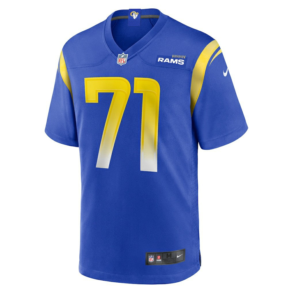 Warren McClendon Jr. Los Angeles Rams Team Game Jersey - Royal