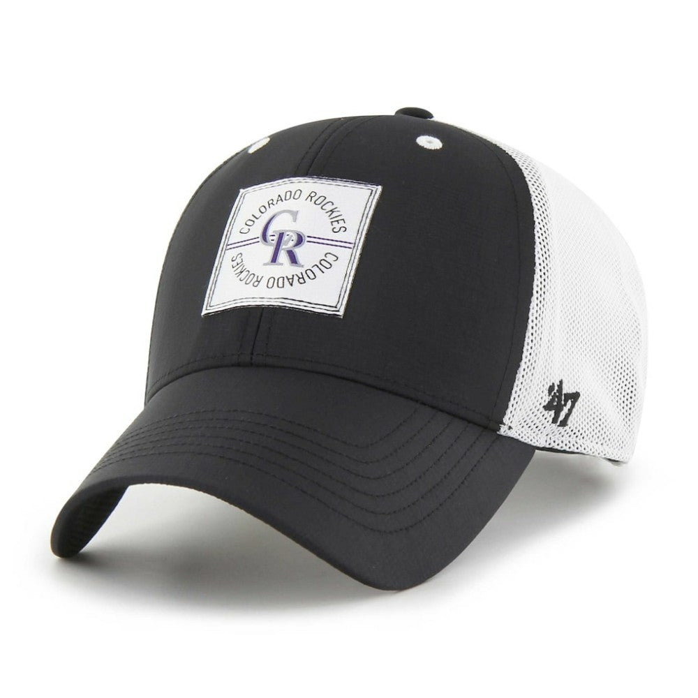 Colorado Rockies Disburse MVP Trucker Adjustable Hat Black | 47 brand