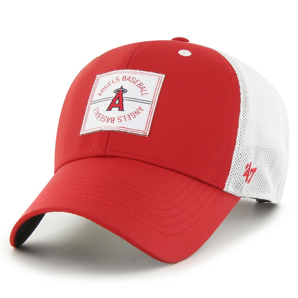 Los Angeles Angels Disburse MVP Trucker Adjustable Hat Red | 47 brand