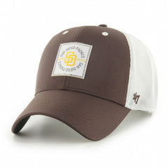 San Diego Padres Disburse MVP Trucker Adjustable Hat Brown | 47 brand