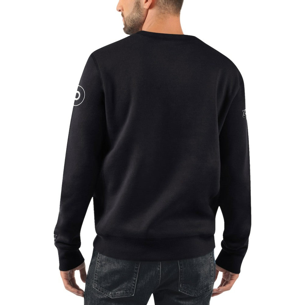 Philadelphia Flyers Starter x NHL Black Ice Cross Check Pullover Sweatshirt Black
