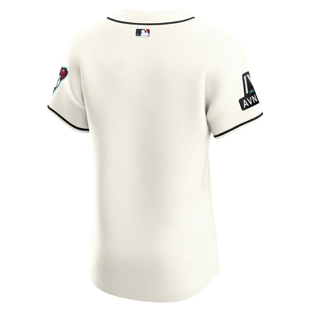 Arizona Diamondbacks Home Elite Patch Jersey - White