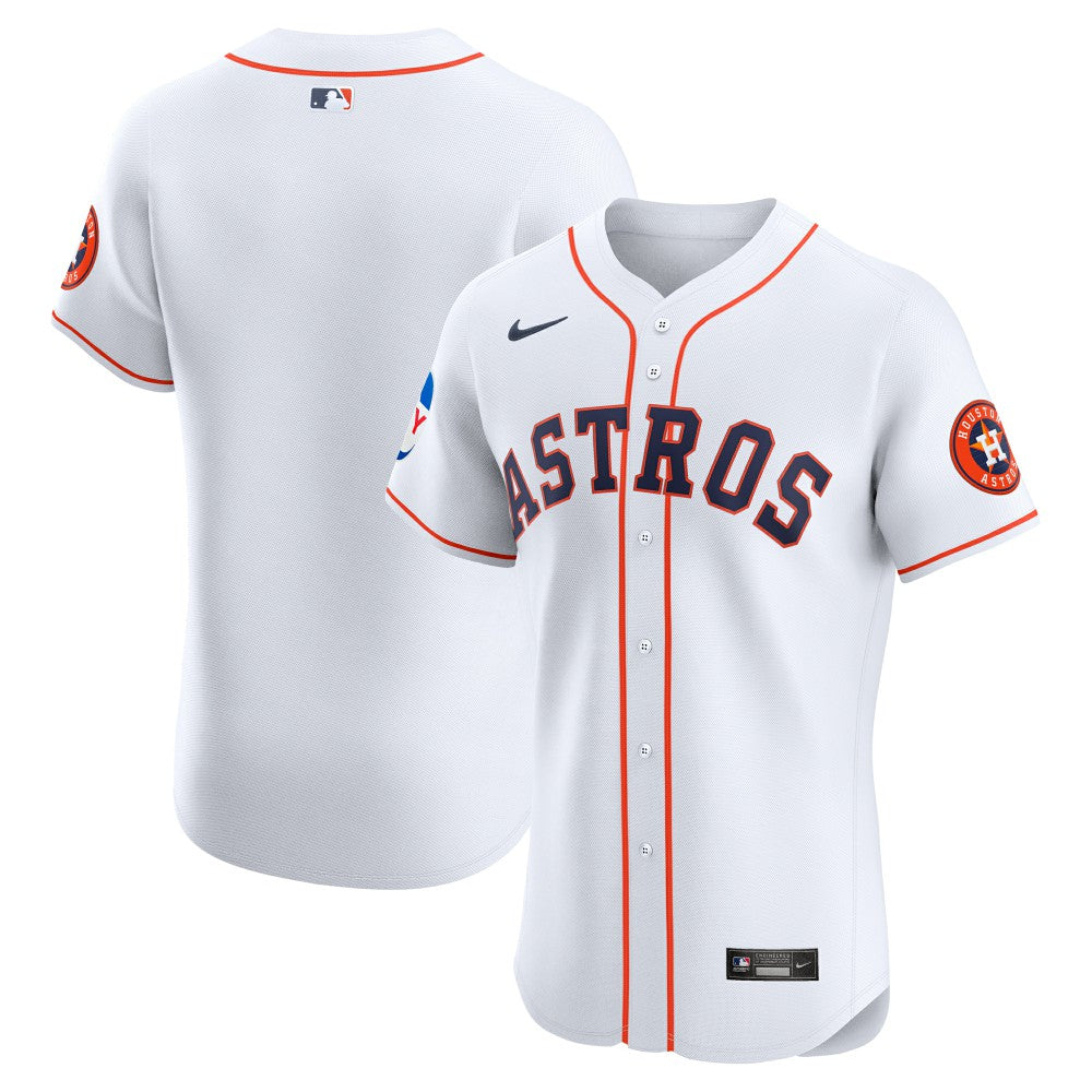 Houston Astros Home Elite Patch Jersey White | Nike