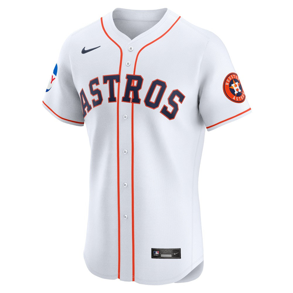 Houston Astros Home Elite Patch Jersey White | Nike