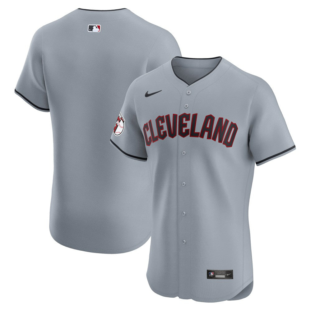 Cleveland Guardians Alternate Vapor Premier Elite Patch Jersey Gray | Nike