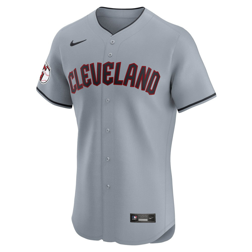 Cleveland Guardians Alternate Vapor Premier Elite Patch Jersey Gray | Nike