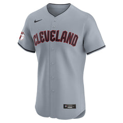 Cleveland Guardians Alternate Vapor Premier Elite Patch Jersey Gray | Nike