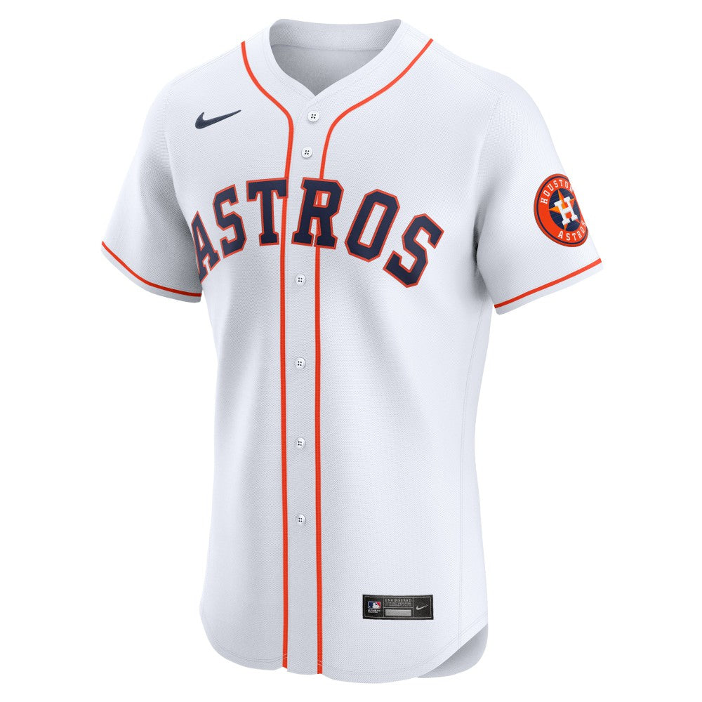 Houston Astros Home Vapor Premier Elite Patch Jersey White | Nike